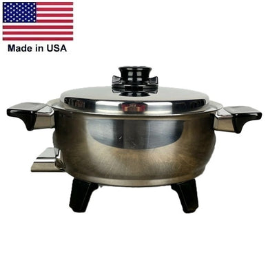 RARE 3 Qt. Liquid Core ELECTRIC SAUCEPAN with Vented Lid Made in USA