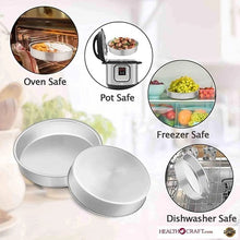 Load image into Gallery viewer, CLOSEOUT 6-inch ROUND CAKE PAN 18/0-gauge Stainless Steel