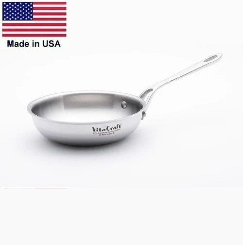 Made in USA Stainless Steel Skillet Set | Health Craft Gourmet