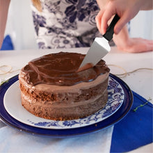 Load image into Gallery viewer, 6 LEFT Stainless Steel Pizza, Cake, Pie, Quiche SERVER with Non-Slip Grip Handle