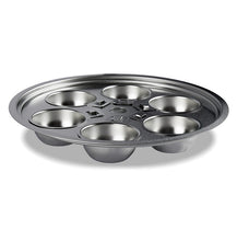 Load image into Gallery viewer, Large EGG POACHER Rack with 6 EGG CUPS fits Large Sauté Skillet and 6 Qt.