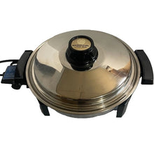 Load image into Gallery viewer, West Bend Liquid Core Electric Skillet Made in USA Cookbook and FREE SHIPPING