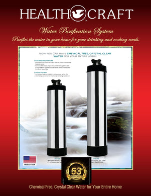 Whole-House 500 and 750 Water Filter Systems NSF Certified - Call for U.S. Price 813-390-1144
