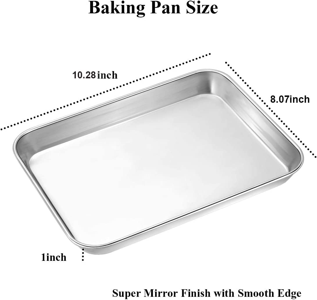 Sheet Pan, Cookie Sheet, Heavy Duty Stainless Steel Baking Pans
