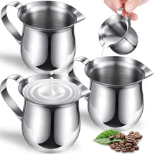 Load image into Gallery viewer, BELL CREAMER PITCHER with Pouring Spout Handle 304 Stainless Steel