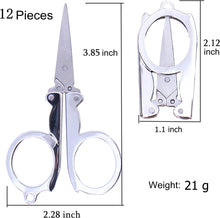 Load image into Gallery viewer, BOGO Mini Folding Pocket SCISSORS Stainless-Steel
