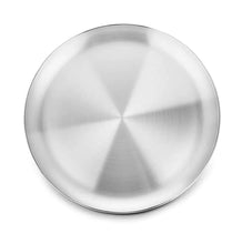 Load image into Gallery viewer, CLOSEOUT 9-inch PIZZA PAN Toaster Oven Size Dessert Plate 18/0-gauge Stainless Steel