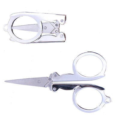 BOGO Mini Folding Pocket or Purse SCISSORS Stainless-Steel Buy 1 Get 2