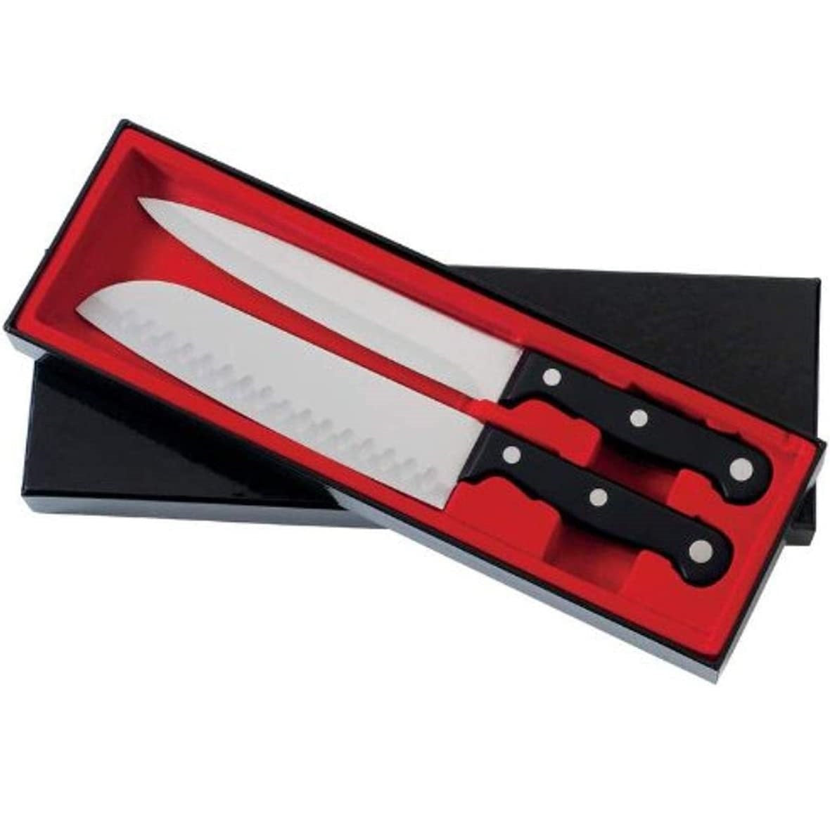 2-Piece COMMERCIAL KNIFE SET Full Tang Phenolic Handles - Gift Box – Health  Craft