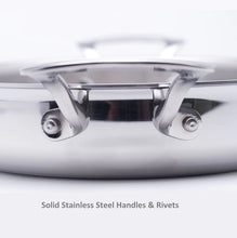 Load image into Gallery viewer, PRO SERIES 6 QT. STOCKPOT 430 Induction Ready Stainless Steel Made in USA