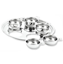 Load image into Gallery viewer, Large EGG POACHER Rack with 6 EGG CUPS fits Large Sauté Skillet and 6 Qt.