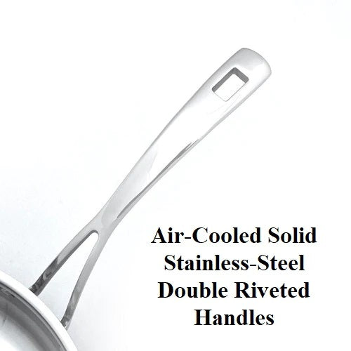 Health Craft 8-inch Gourmet Skillet Stainless Super Ceramic Non-Stick