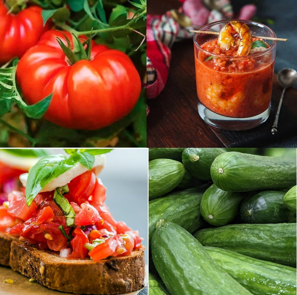 4 Recipes featuring New Jersey Tomatoes and Cucumbers