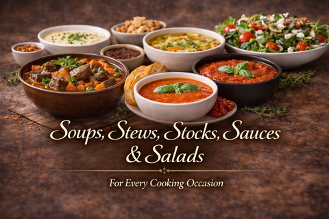 Soups, Salads and Sauces