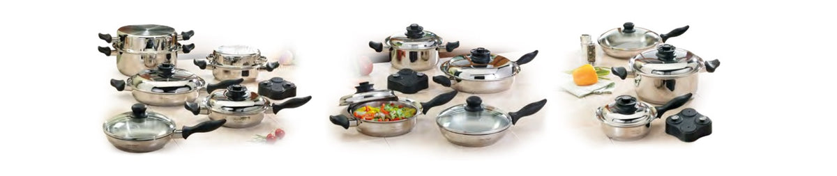 Ultra-Tech II 316ti Surgical Stainless Steel 9ply Cookware w/Titanium ...