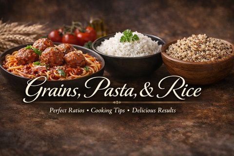 Rice, Grains and Pasta
