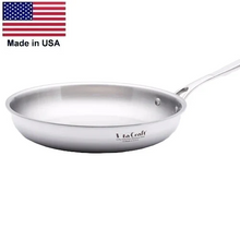 Load image into Gallery viewer, PRO SERIES 10½-inch Gourmet Skillet 430 Induction Ready Stainless Steel Made in USA