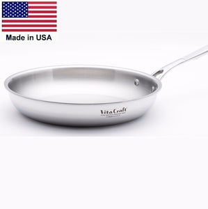 Pro-Series 5-ply Bonded Stainless Steel 10½ inch Gourmet Skillet