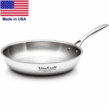 Load image into Gallery viewer, 11-Inch Gourmet Skillet | 5-Ply Magnetic Stainless Steel | Made in USA