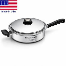 Load image into Gallery viewer, 11-Inch Stainless Steel Sauté Pan | Induction Ready | Made in USA