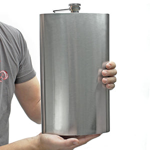 128 oz Stainless Steel FLASK - Great GAG Gift