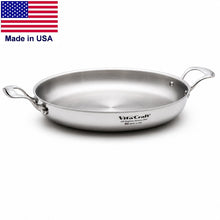 Load image into Gallery viewer, 13-inch Round Griddle | 5-Ply Magnetic Stainless Steel | Made in USA