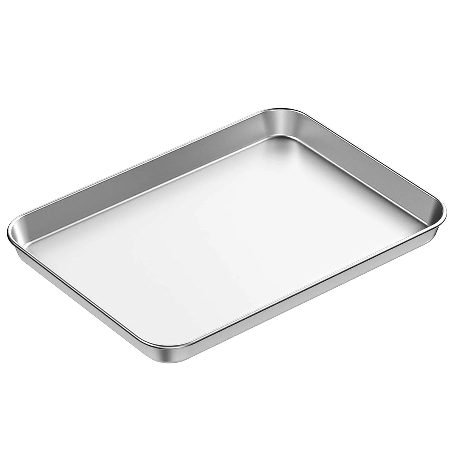 Set Of 2 Baking Trays, Rectangle Baking Pan, Stainless Steel Oven Tray