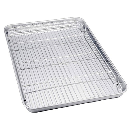 18x13-inch BAKING SHEET with RACK 18/0 Gauge Stainless Steel