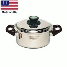 Load image into Gallery viewer, SILVER CLASSIC 2 Qt. SAUCEPAN with Vented Lid Waterless Cookware 5-Ply Stainless-Steel Made in USA