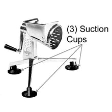 Load image into Gallery viewer, Food Cutter 3 SUCTION CUPS Black with ¼” hole Saladmaster, Health Craft, West Bend