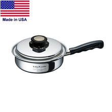 Load image into Gallery viewer, 3/4 Qt Stainless Steel Saucepan with Lid | Waterless Cookware | Made in USA