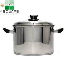 Load image into Gallery viewer, 7-Ply 12 Qt STOCKPOT with Steam Control Lid T304ss Induction Ready Stainless Steel