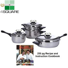 Load image into Gallery viewer, 7-Pc. Waterless Cookware Set 7-Ply Induction Ready with Steam Control