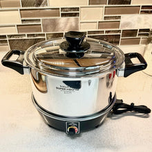 Load image into Gallery viewer, West Bend Electric SLO-COOKER Electric Base with 4-Qt. Neova 5-ply Stockpot