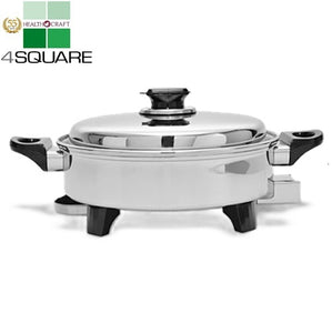 13-inch Oil Core ELECTRIC SKILLET with Steam Control T304ss Stainless Steel See Video