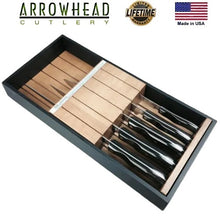 Load image into Gallery viewer, Vintage EKCO Arrowhead 5pc Kitchen Set with Wooden Holster Handmade in USA