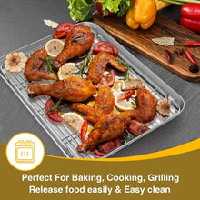 Load image into Gallery viewer, 6-Pc. BAKING Set with RACKS 9, 12, 16-in 18/0 gauge Stainless Steel