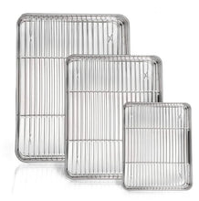 Load image into Gallery viewer, 6-Pc. BAKING Set with RACKS 9, 12, 16-in 18/0 gauge Stainless Steel