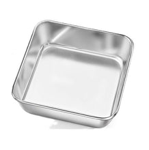 Load image into Gallery viewer, Medium SQUARE CAKE PAN Lasagna 18/0-gauge Stainless Steel