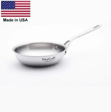 Pro-Series 5-ply Bonded Stainless Steel 7¼ inch Gourmet Skillet