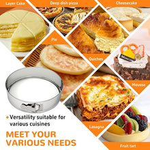 Load image into Gallery viewer, 7-inch SPRINGFORM PAN 18/0-gauge Stainless Steel NEW