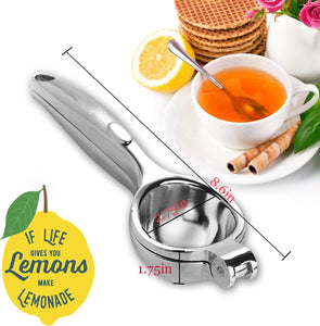 Lemon Lime Squeezer Manual Citrus Juicer Press - Heavy Duty Commerciall Stainless Steel