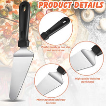 Load image into Gallery viewer, Pizza, Cake, Pie, Quiche Spatula Server Stainless Steel with Non Slip Grip Phenolic Handle