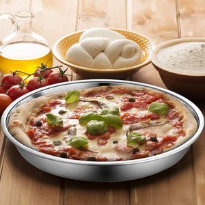 CLOSEOUT 13-in Chicago Style DEEP PIZZA PAN 18/0-gauge Stainless