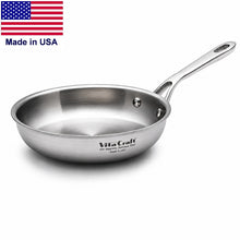 Load image into Gallery viewer, 7-Inch Gourmet Skillet | 5-Ply Magnetic Stainless Steel | Made in USA
