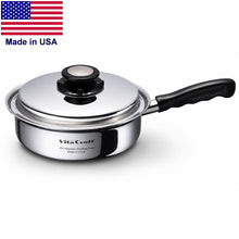 Load image into Gallery viewer, 8-Inch Waterless Sauté Skillet with Vented Lid | 1.25 Qt. | Made in USA