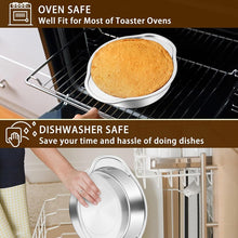 Load image into Gallery viewer, 8-Inch Round Cake Pan with Wide Handlles 18/0 Stainless Steel
