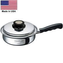 Load image into Gallery viewer, SILVER CLASSIC 6 Pc. Waterless Cookware Set Vented Lids 430 Induction Ready Stainless Steel Made in USA