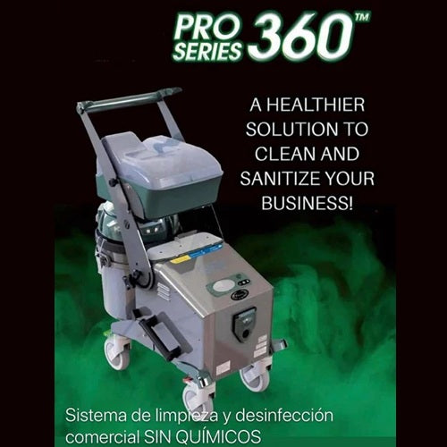 Pro Series 360 CLEAN MACHINE Commercial Sanitizing Steamer Vacuum NSF Certified see Video