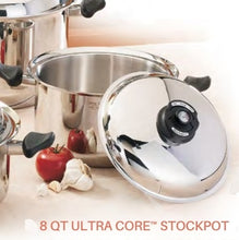 Load image into Gallery viewer, Ultra-Tech II STOCK POTS 9Ply Magnetic 316ti Surgical Stainless Steel with Titanium